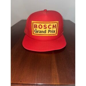 Vintage Bosch Grand Prix Trucker Hat Red Mesh Snapback 80s 90s Philippines